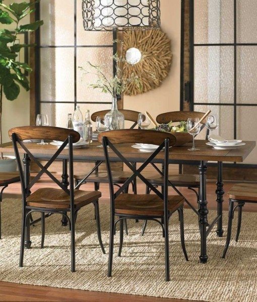 Homelegance Millwood 7pc Dining Table Set - PriceCo Furniture Store Homelegance Millwood 7pc Dining Table Set - PriceCo Furniture Store