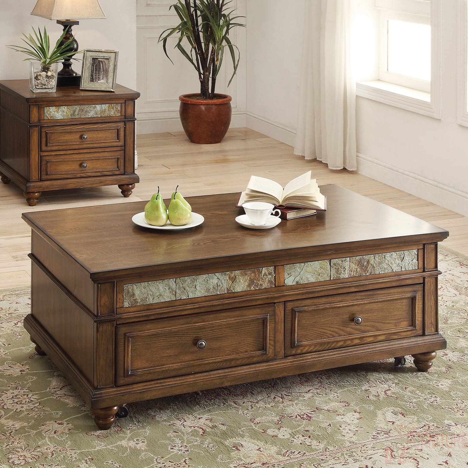 coaster 704368 lift-top coffee table with 2 drawers and slate coaster 704368 lift-top coffee table with 2 drawers and slate
