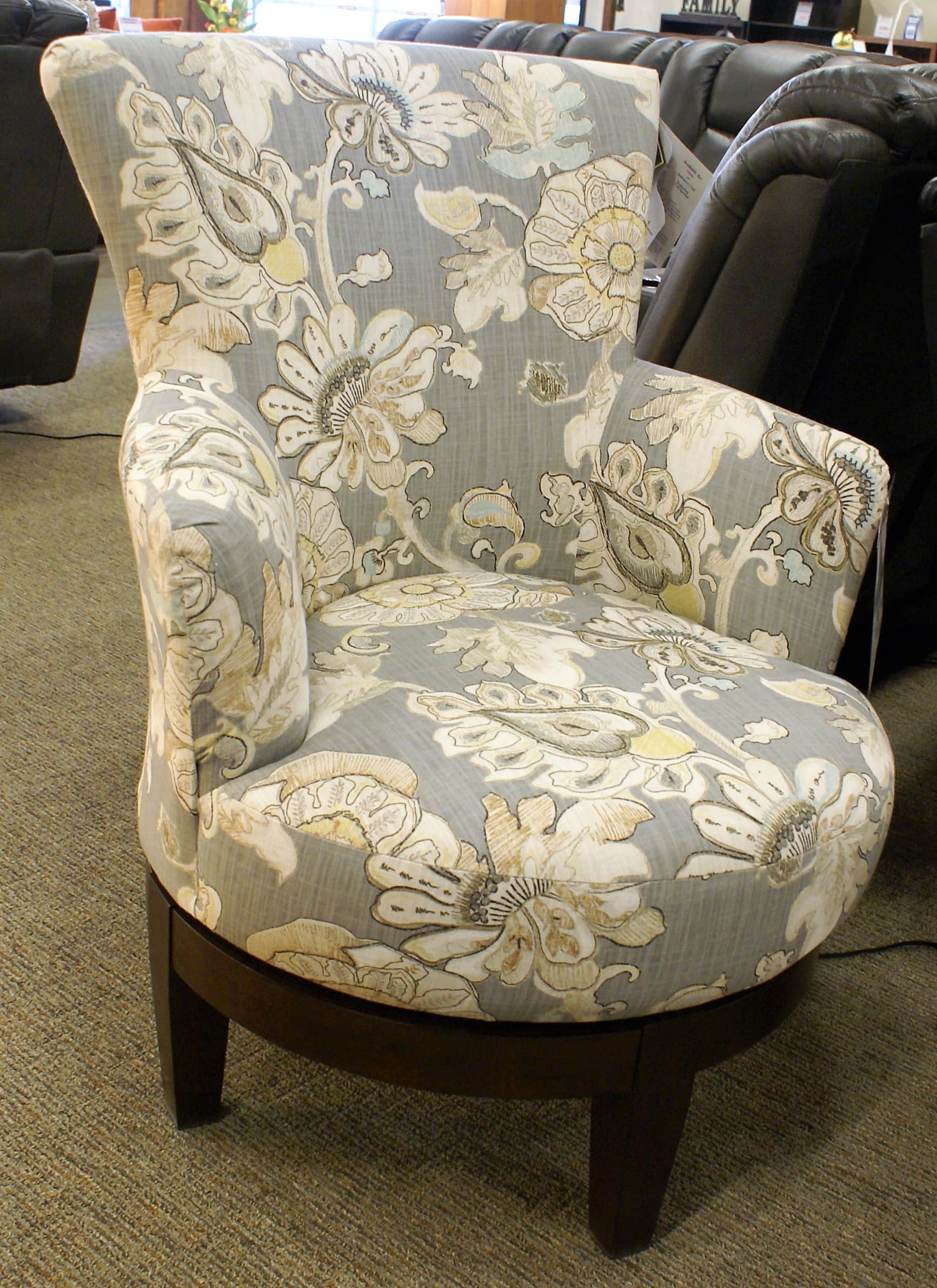 Best 2968e Swivel Chair Fabric Granite