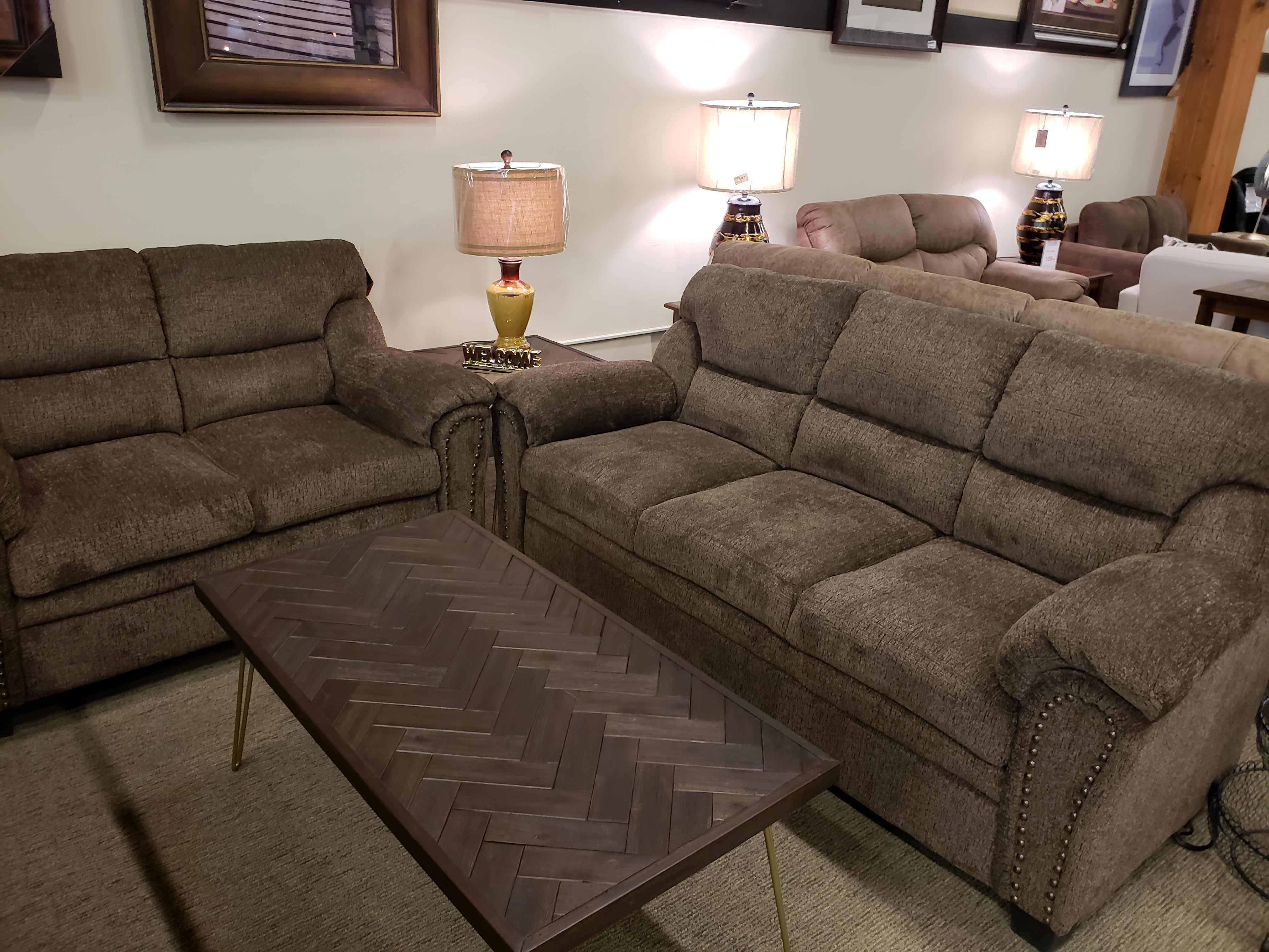 Coaster 506572 Brown Chenille Loveseat Priceco Furniture Coaster 506572 Brown Chenille Loveseat