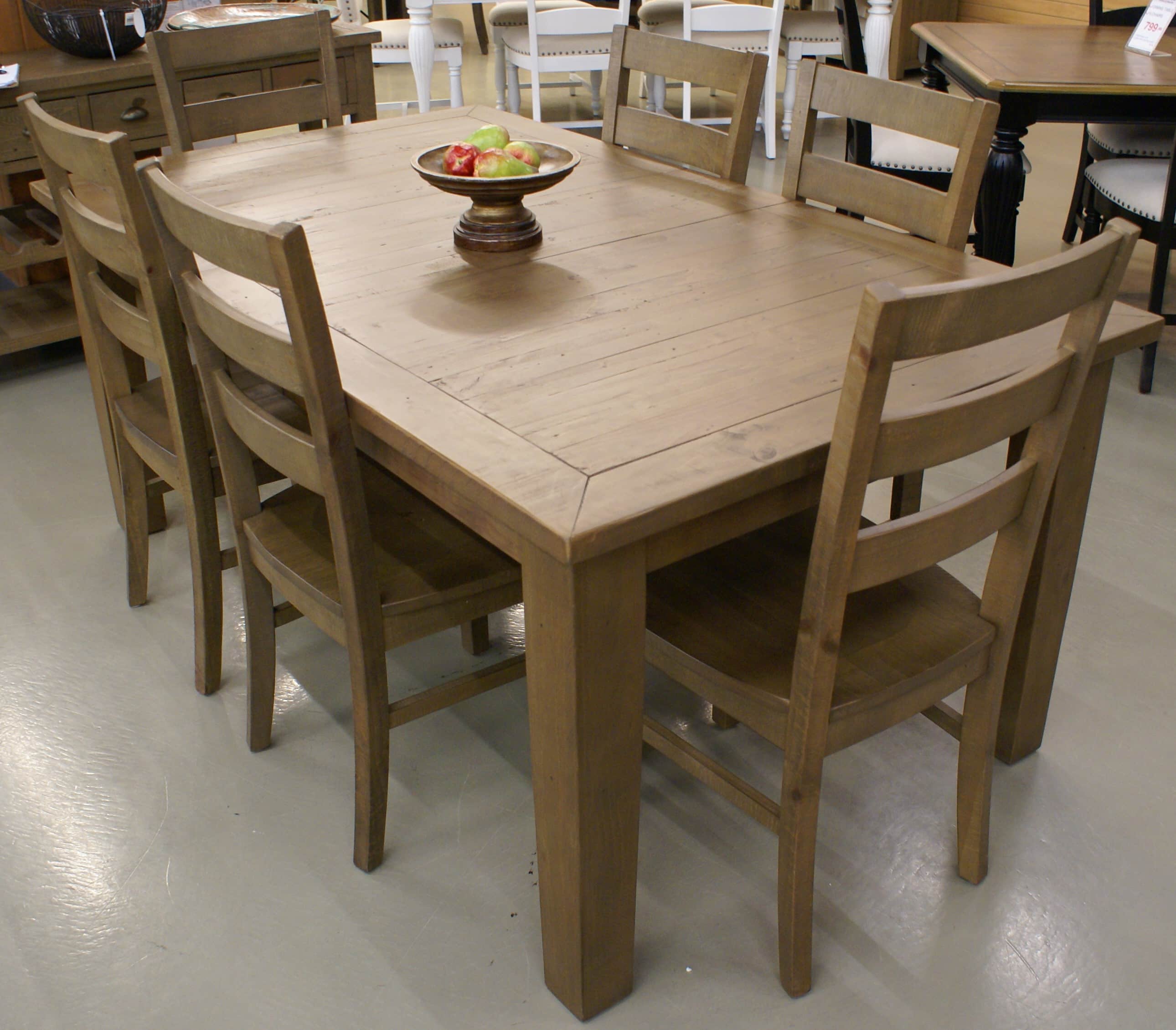 Jofran 941 72 Slater Mill Pine 7pc Dinette Set Jofran 941 72 Slater Mill Pine 7pc Dinette Set